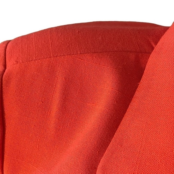 Vintage Requirements Orange Padded Sleeve Jacket Size 18 - Picture 6 of 7